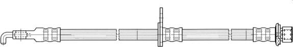 CEF 512449 - Спирачен маркуч vvparts.bg