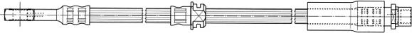 CEF 512452 - Спирачен маркуч vvparts.bg