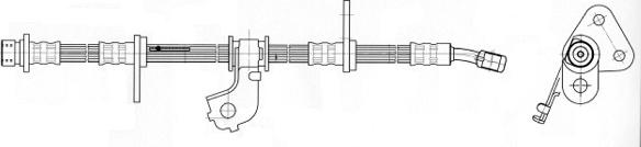 CEF 512463 - Спирачен маркуч vvparts.bg