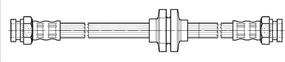 CEF 512549 - Спирачен маркуч vvparts.bg