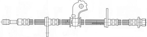 CEF 512505 - Спирачен маркуч vvparts.bg