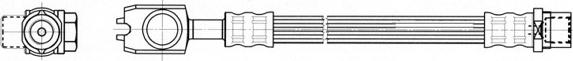 CEF 512537 - Спирачен маркуч vvparts.bg