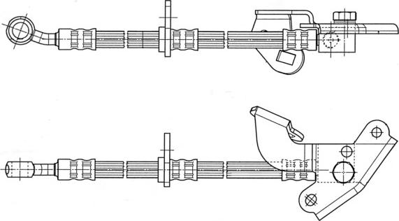 CEF 512520 - Спирачен маркуч vvparts.bg