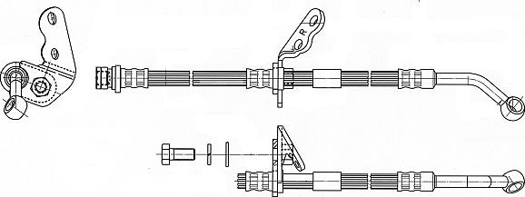 CEF 512575 - Спирачен маркуч vvparts.bg