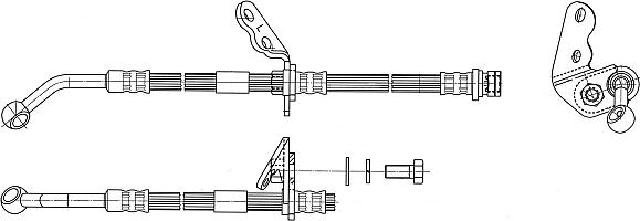 CEF 512576 - Спирачен маркуч vvparts.bg