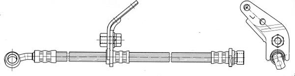 CEF 512573 - Спирачен маркуч vvparts.bg