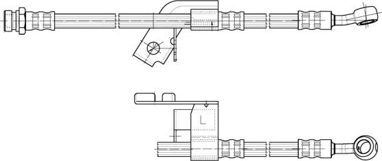 CEF 512629 - Спирачен маркуч vvparts.bg