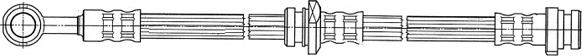 CEF 512099 - Спирачен маркуч vvparts.bg