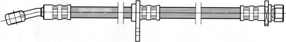 CEF 512062 - Спирачен маркуч vvparts.bg