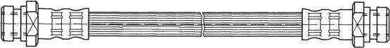 CEF 512075 - Спирачен маркуч vvparts.bg