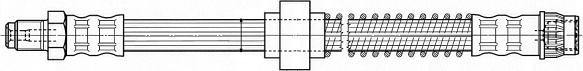 CEF 512125 - Спирачен маркуч vvparts.bg