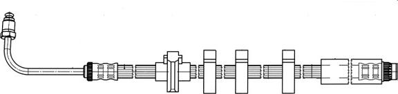 CEF 512128 - Спирачен маркуч vvparts.bg