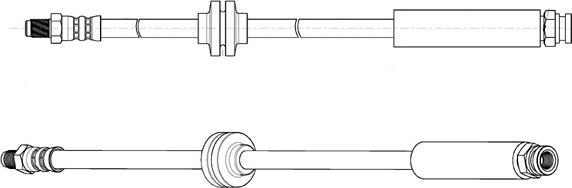 CEF 512834 - Спирачен маркуч vvparts.bg