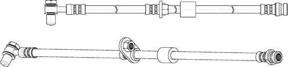 CEF 512836 - Спирачен маркуч vvparts.bg