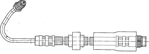 CEF 512209 - Спирачен маркуч vvparts.bg