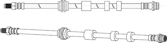 CEF 512750 - Спирачен маркуч vvparts.bg