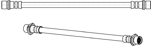 CEF 512729 - Спирачен маркуч vvparts.bg