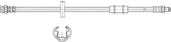 CEF 517056 - Спирачен маркуч vvparts.bg