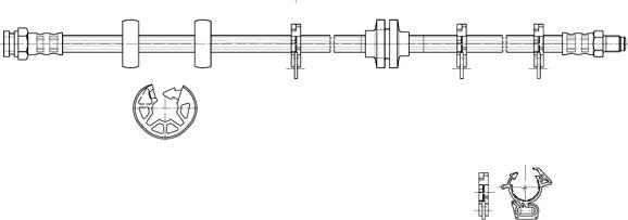 CEF 517136 - Спирачен маркуч vvparts.bg