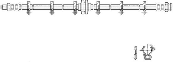 CEF 517126 - Спирачен маркуч vvparts.bg