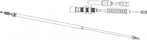 CEF CT02121 - Жило, ръчна спирачка vvparts.bg