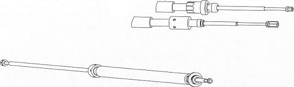 CEF CT02176 - Жило, ръчна спирачка vvparts.bg