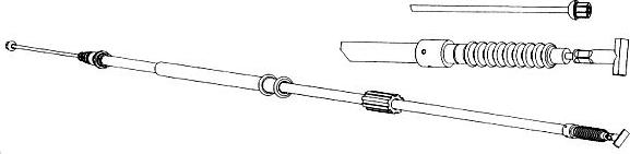 CEF FA02159 - Жило, ръчна спирачка vvparts.bg