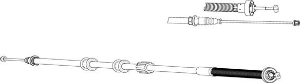 CEF FA02290 - Жило, ръчна спирачка vvparts.bg