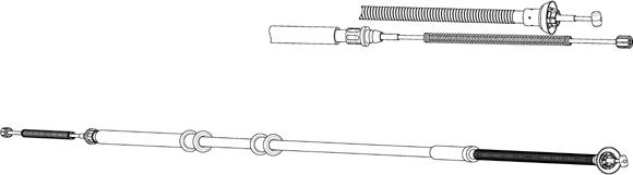 CEF FA02293 - Жило, ръчна спирачка vvparts.bg