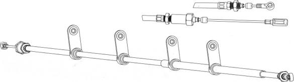 CEF FA02265 - Жило, ръчна спирачка vvparts.bg