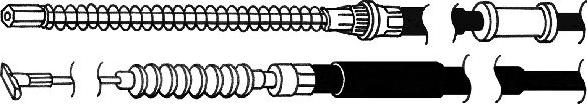 CEF FA02207 - Жило, ръчна спирачка vvparts.bg