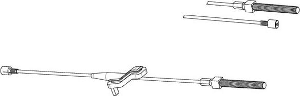 CEF FO02215 - Жило, ръчна спирачка vvparts.bg