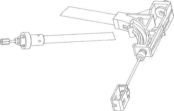 CEF PU02195 - Жило, ръчна спирачка vvparts.bg