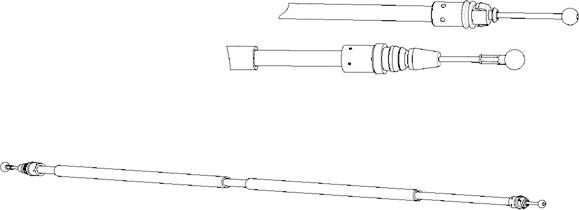 CEF RT02292 - Жило, ръчна спирачка vvparts.bg