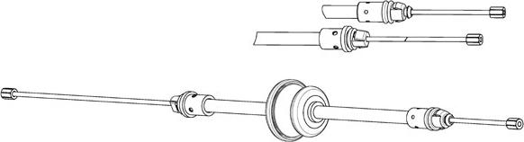 CEF RT02293 - Жило, ръчна спирачка vvparts.bg