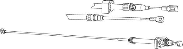 CEF VW02207 - Жило, ръчна спирачка vvparts.bg