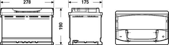 CENTRA CA770 - Стартов акумулатор vvparts.bg