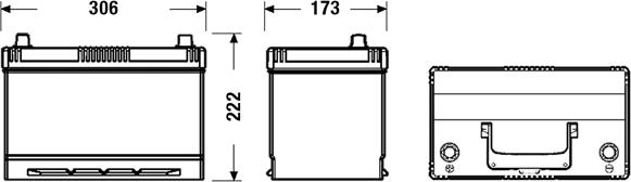 CENTRA CB955 - Стартов акумулатор vvparts.bg