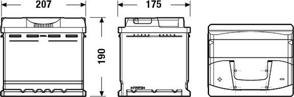 CENTRA CB501 - Стартов акумулатор vvparts.bg