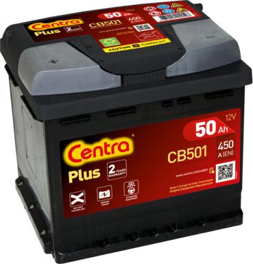 CENTRA CB501 - Стартов акумулатор vvparts.bg