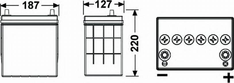 CENTRA CB356A - Стартов акумулатор vvparts.bg