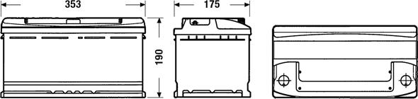 CENTRA CC900 - Стартов акумулатор vvparts.bg