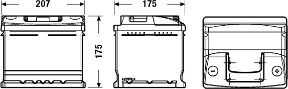 CENTRA CC412 - Стартов акумулатор vvparts.bg