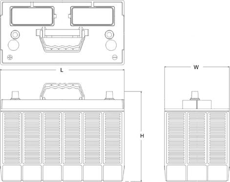 CENTRA CG110B - Стартов акумулатор vvparts.bg