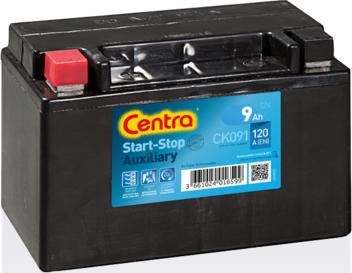 CENTRA CK091 - Стартов акумулатор vvparts.bg
