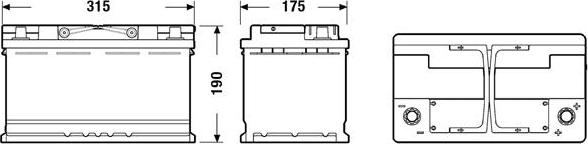 CENTRA CK800 - Стартов акумулатор vvparts.bg