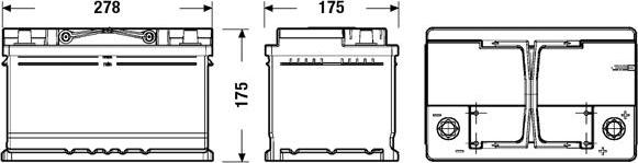 CENTRA CL652 - Стартов акумулатор vvparts.bg