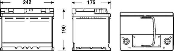 CENTRA CL600 - Стартов акумулатор vvparts.bg