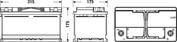 CENTRA CL752 - Стартов акумулатор vvparts.bg