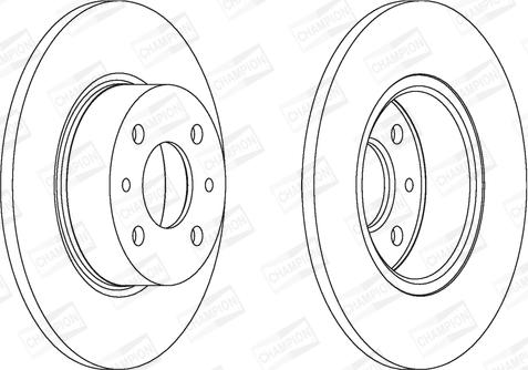 Champion 561329CH - Спирачен диск vvparts.bg